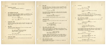 Moe Howard's Script for The Three Stooges 1951 Film ''Three Arabian Nuts'', With Working Title ''Genii With the Light Brown Hair''